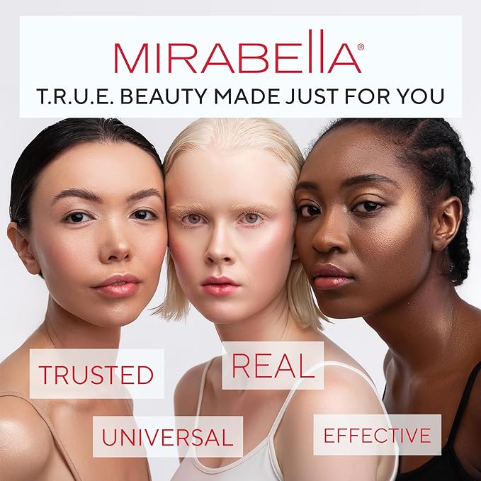 MIRABELLA - Invincible for All HD Liquid Foundation, Moisturizing Face Products for All Skin Types, Full-Coverage Lightweight Foundation Makeup, Moisturizing & Hydrating Beauty Care, Deep D230