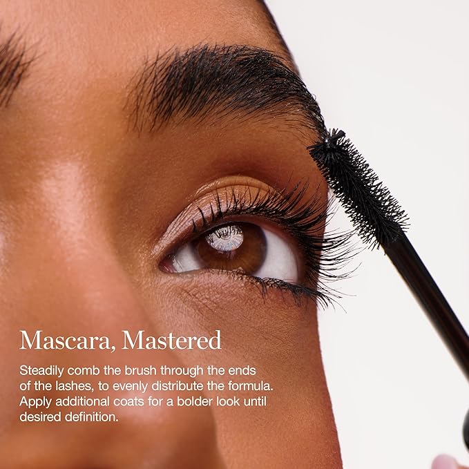 Ogee Beyond Clean Volumizing Mascara - Certified Organic Black Mascara for Volume and Length - Lengthening Lashes for Sensitive Eyes