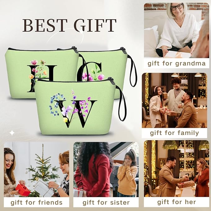 Birthday Inspirational Bridesmaid Proposal Team Small Gifts for Women Mom Aunt Teacher Sister Coworkers Makeup Cosmetic Bag Travel with Mirror Mothers Day Christmas Graduation W