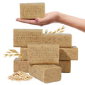 Australian Botanical Soap, 6.6 OZ, Oat Milk with Cloudberry, Triple Milled Bars made with a Natural Soap Base and Enriched with Organic Shea Butter, Pack of 8