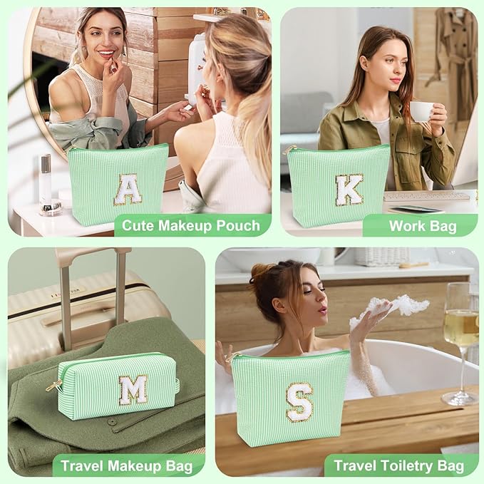 YOOLIFE 2 Pieces Makeup Bags for Women, Mom Birthday Gifts Unique Gifts Makeup Bag Toiletry Bag Makeup Pouch Cosmetic Bag Beauty Bag Cute Makeup Bag Wedding Daughter Friend Gifts for Women Her O