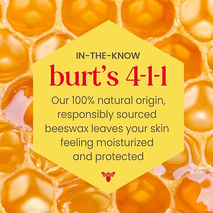 Burt's Bees Shimmer Lip Tint Set, Tinted Lip Balm Stick, Moisturizing for All Day Hydration with Natural Origin Glowy Pigmented Finish & Buildable Color, Caramel (4-Pack)