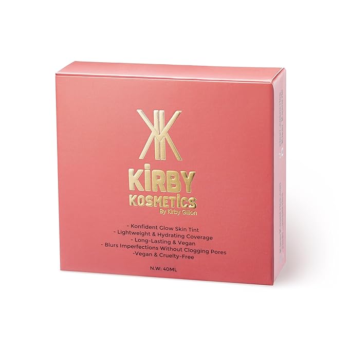 Konfident Glow Skin Tint – Warm Wholeness Hydrating Oil-Free Glass-Skin Foundation, Buildable Light-to-Medium Coverage, 30 ml – Inclusive Clean Makeup for Radiant Confidence