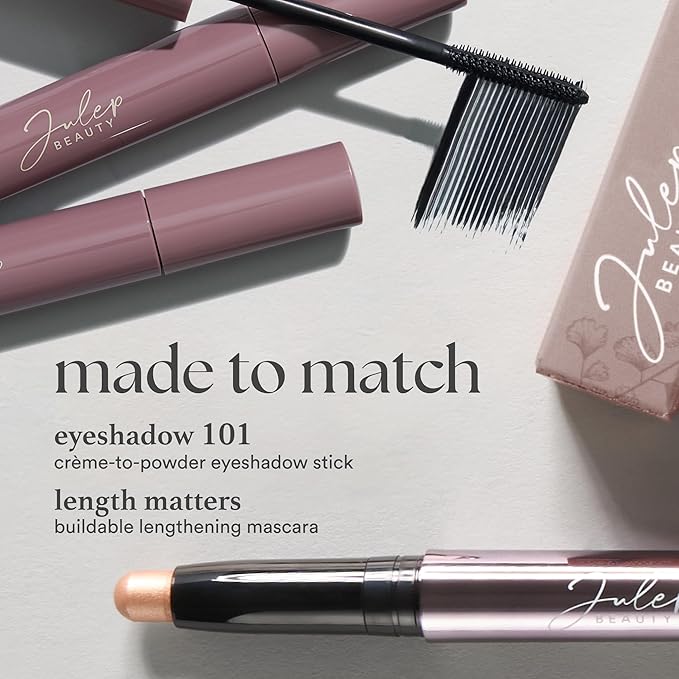 Julep Eyeshadow 101 Cream-to-Powder Waterproof Shadow Stick – Pearl Shimmer – Long-Lasting, Crease-Proof, Light Golden-Beige Shimmer Cream Eyeshadow with Built-in Smudger