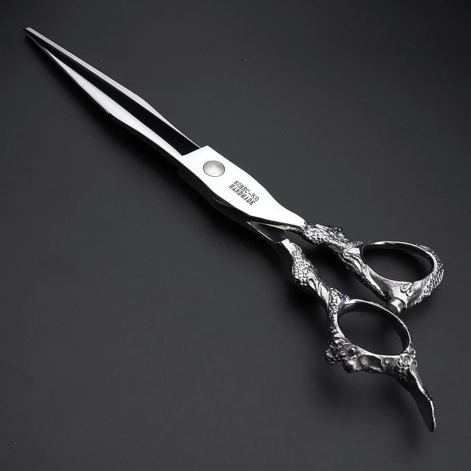 6/7/7.5/8/9-inch professional hair clipper set, stainless steel sharp hair clippers, hairdresser specific scissors (8 in cutting scissors)