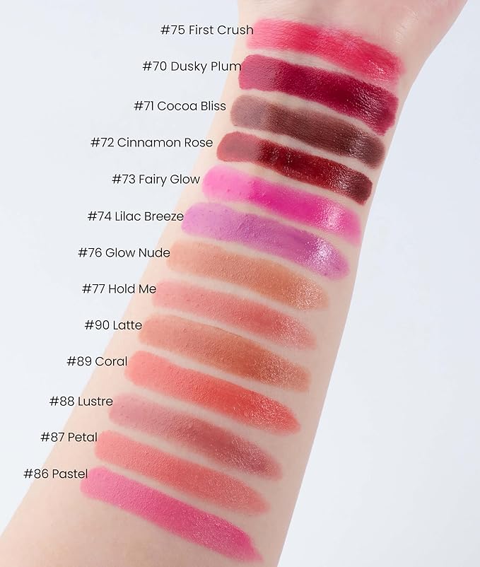 Cocoa Brown Moisturizing Lipstick — Nourishing Creamy Formula for Dry Lips, Lightweight Glossy Finish,Warm Chocolate Nude for Women (Cocoa Bliss)