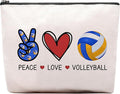 Volleyball Gifts for Women: Inspirational Makeup Cosmetic Bag, Travel Pouch