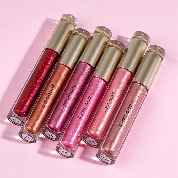 Nude Pink Metallic Liquid Lipstick – Long Wear Waterproof Lip Gloss with High Pigment, Smudge-Proof, Non-Sticky, Lightweight Lip Makeup for Party, Stage & Daily Wear (Glow Time)