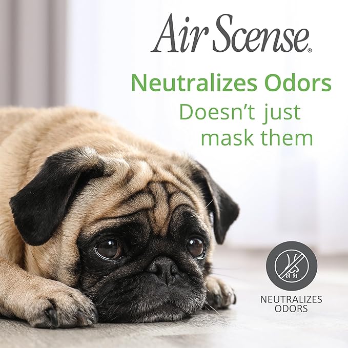 Air Scense Essential Oil Air Freshener - Vanilla Scent - Non-Aerosol - 7 fl oz | Refreshing, Long-Lasting Scent | Eco-Friendly | Exceptional Value Single Can