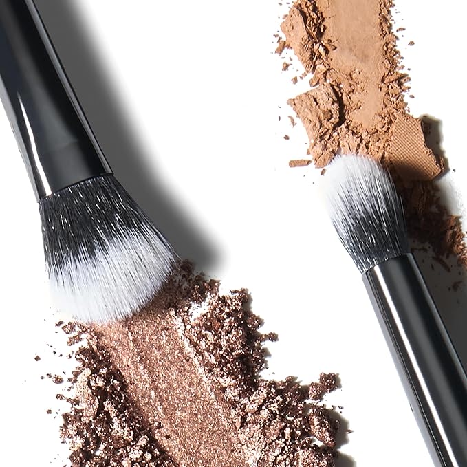 LAURA GELLER NEW YORK Shadow Skills Eyeshadow Professional Vegan Makeup Brush Set | Apply Eyeshadow & More - Pack of 4