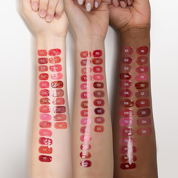 Laka Fruity Glam Tint, Glowing Lip Stain with Wide Color Spectrum, Hydrating & Lightweight Texture, Long-Lasting Bold Stain, Non-Sticky, Vegan, K-Beauty (#104 Cherry, 4.5g/0.15oz)