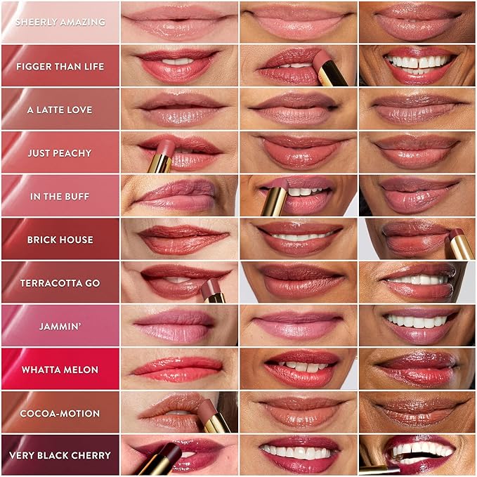 LAURA GELLER NEW YORK Jelly Balm Moisturizing Tinted Lip Balm - Just Peachy - Hydrating Vitamin E - Semi-Shine Finish