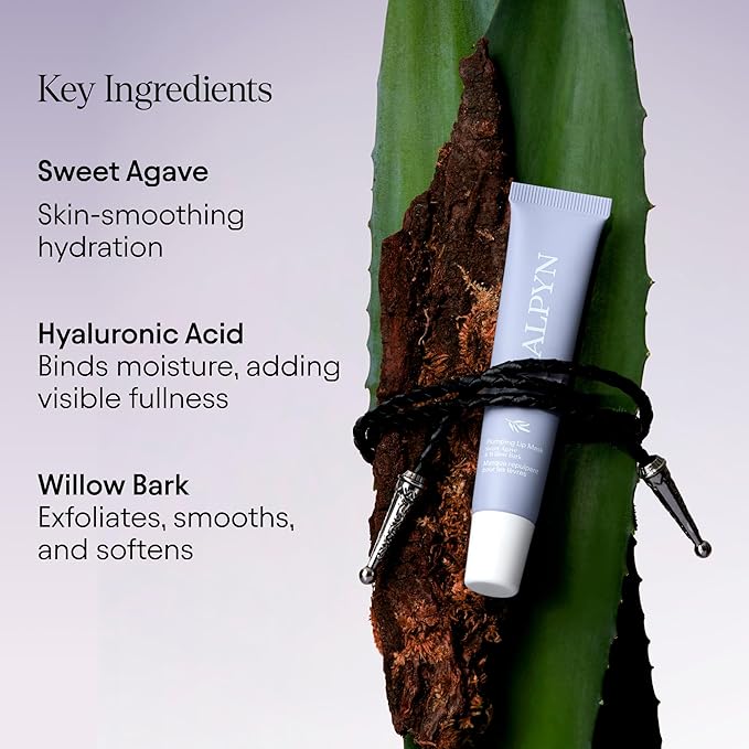Alpyn Plump Perfectors Limited Edition Set: 1.7 Fl Oz Barrier Cream +0.5 oz Plumping Lip Mask