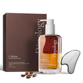 depology Caffeine Body Firming Serum Oil – Non-greasy Hydrating Body Glow Dual-Phase Oil for Dry, Aging Skin with Gua Sha Tool – Skin Tightening Oils with Squalane, Camellia & Caffeine – 5.07 fl oz