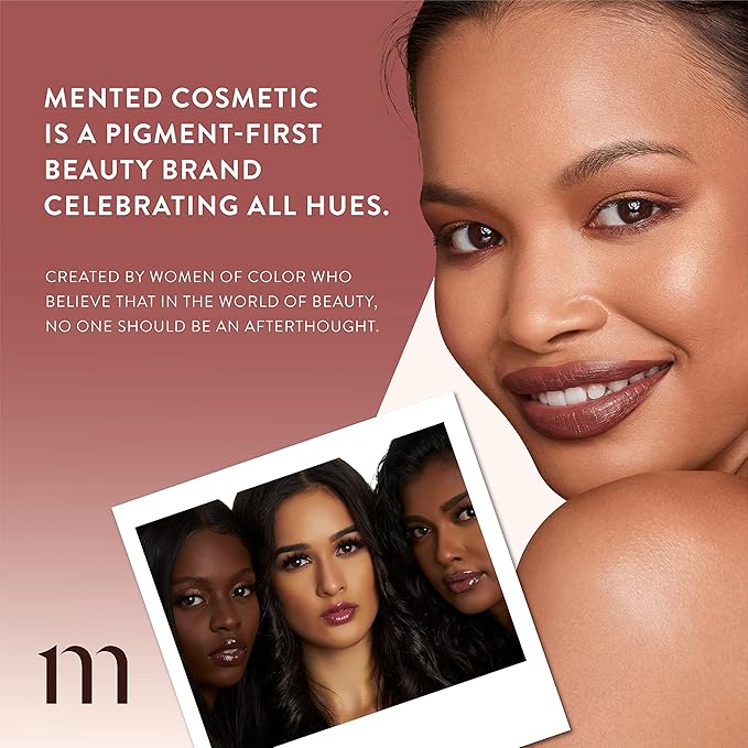 Mented Cosmetics Lip Gloss for Women Tinted Lip Balm Stain, Long Lasting Buildable Moisturizing Lipgloss Lipstick Topper, Made in USA, Cruelty Free Vegan Makeup, #1 Cran