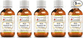 Greenwood Essential Pure Soybean Oil (Glycine max) Cold Pressed (Pack of Five) 100ml X 5 (16.9 oz)