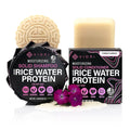 Viori Terrace Garden Shampoo and Conditioner Bar Set Made with Rice Water - Handcrafted Sulfate Free Shampoo and Conditioner