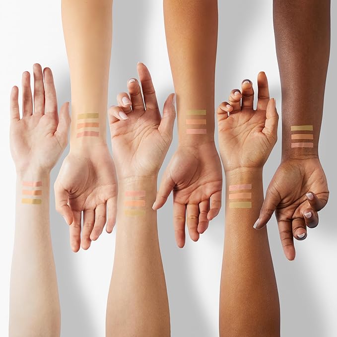 THESAEM Cover Perfection Triple Pot Concealer 03 Correct Up Beige - for Fair to Light Skin Tone - 3 Color Full Coverage Concealer - Covers Blemishes Spots, Dark Circles, Redness Skin
