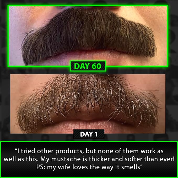 Beard Growth Kit w/ 2X Thickening Biotin Beard Balm/Beard Care & Beard Conditioner + 6X Liquid Biotin with Collagen Peptides for Beard & Hair Growth