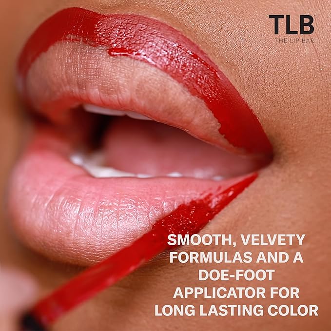 The Lip Bar - Perfect Pout Mini Lip Trio Gift Set (3 Products) - Nonstop Liquid Matte Lipstick & Non-Sticky Lip Gloss - Travel Size - Gift Box - Vegan, Gluten Free, Cruelty Free - Makeup & Cosmetics