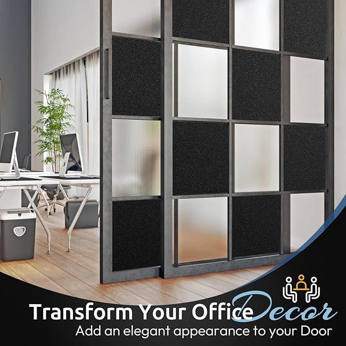 rabbitgoo Blackout Window Film, Sun Heat Blocking Privacy Cover for Glass, Removable Opaque Room Darkening Dark Black Out Window Covers Tint Shades for Home Day Sleep Light Blocker 35.4 x 157 Inches