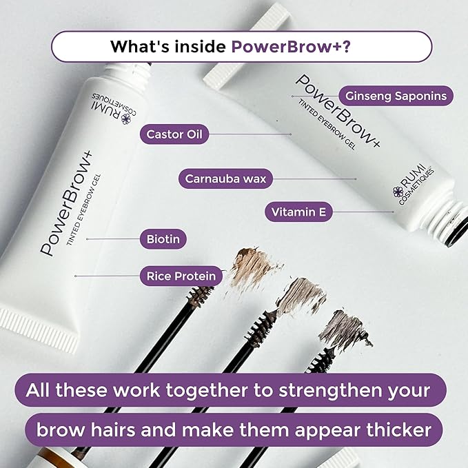 VolumeCare Plus Mascara + Eyebrow Gel (Natural Black and Latte)