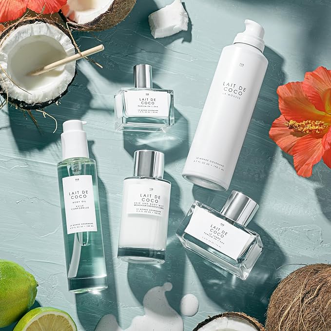 Le Monde Gourmand Lait de Coco Eau de Parfum & Body Oil Gift Set - Coconut, Vanilla, Bergamot Perfume Notes