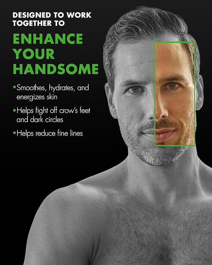Tiege Hanley Skin Care Set for Men, Anti Aging Routine, System Level 3, Daily Face Wash, Facial Scrub, Two Moisturizers, Eye Cream, and Serum for Healthy, Hydrated Skin, Men’s Skin Care, 6 Piece Kit