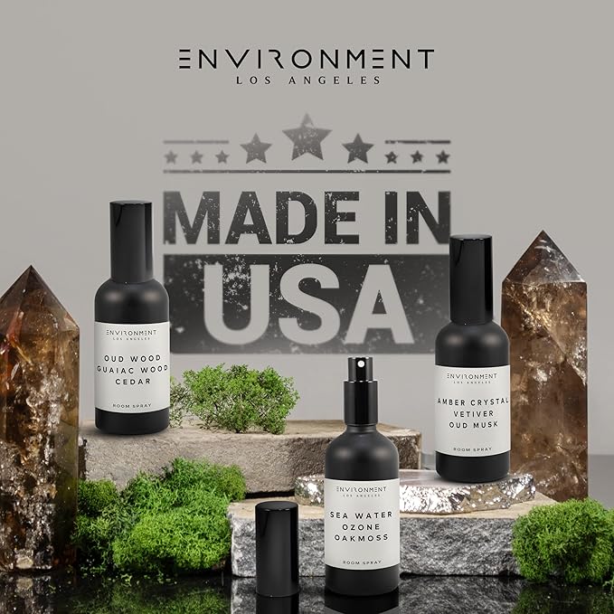 ENVIRONMENT Inspired by 5-Star Resort EDT Room Spray, 100ml Air Freshener (Blonde Woods | Rose | Black Fig) Home Fragrance Accessories, Room Perfume, Room Deodorizer, Vegan & Cruelty-Free
