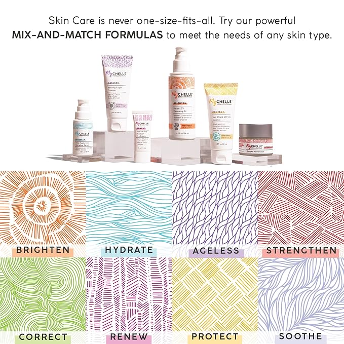 MyCHELLE Deep Repair Cream - Hydrating Face Moisturizer with Kombucha Tea and Vitamin B for Dry Skin