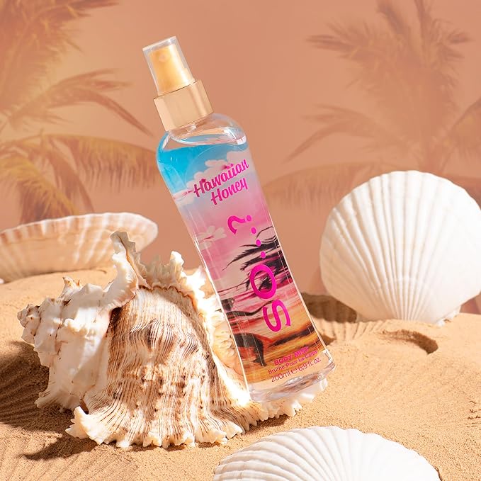 So...? Hawaiian Honey Body Mist for Women - 6.9 oz Body Mist - Pack of 2