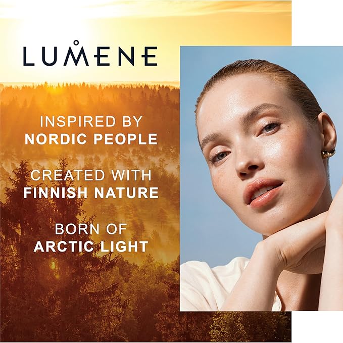 Lumene Color Correcting CC Cream - Lightweight Foundation - Medium Coverage - Redness Reducing Face Makeup for Glowing Complexion - Vegan Formula + Suitable for All Skin Types - Deep Rich (1 fl oz)