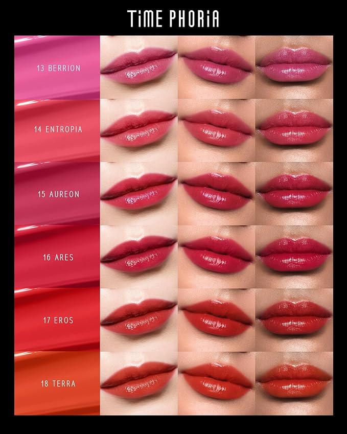 STELLAR DUST LIP STAIN-Long Lasting, Waterproof and Transferproof Lip Tint, Glossy Finish Lip Gloss, Lightweight Lipstick, High Coverage, Vivid Color, Stocking Stuffers For Teen Girls (10)