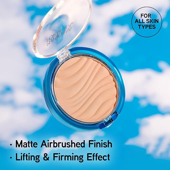 Physicians Formula Mineral Wear Talc-Free Airbrushing Pressed Powder, Full Coverage Mineral Face Powder for Sensitive Skin – Beige