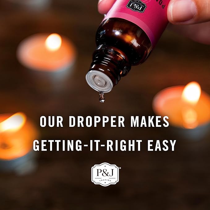 P&J Fragrance Oil Sweet Set | Chocolate Mint, Cotton Candy, Candy Cane, Caramel Corn, Orangesicle, and Smores Candle Scents for Candle Making, Freshie, Soap Making Supplies, Diffuser Oil Scents