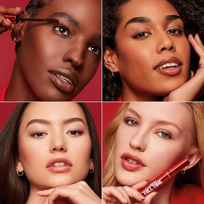Revlon ColorStay Full Time Volumizing Mascara, 24 Hour Wear, Smudge-Proof, Non-Clumping, Flake-Free, Stocking Stuffer for Her, 401 Blackest Black