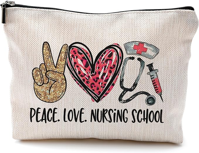 Nurse Gifts for Women: Nurses' Makeup Bags With Zipper