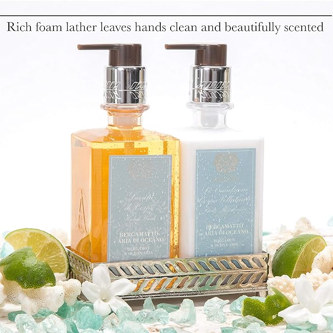 Antica Farmacista Hand & Body Wash - Luxury Nourishing Body Wash - Hydrating Hand Cleansing Wash - Bath & Body Gift - Santorini, 10 fl oz