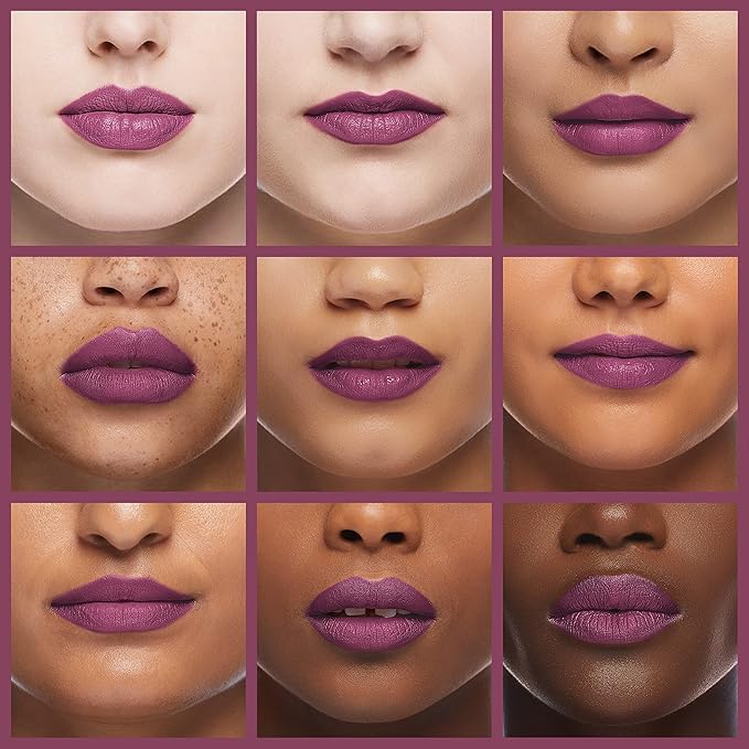 Palladio Herbal Lipstick, Rich Pigmented and Creamy, Infused with Aloe Vera, Chamomile & Ginseng, Prevents Lips from Drying, Combats Fine Lines, Long Lasting Lipstick, Wine Shine