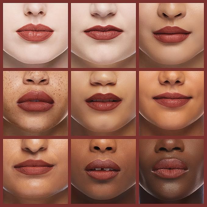 Palladio Herbal Lipstick, Rich Pigmented and Creamy, Infused with Aloe Vera, Chamomile & Ginseng, Prevents Lips from Drying, Combats Fine Lines, Long Lasting Lipstick, Rosebud