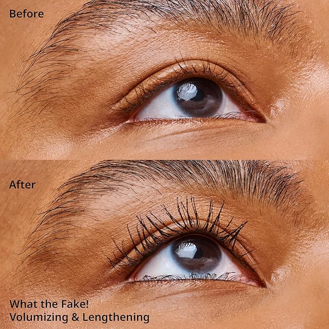 essence | What the Fake! Volumizing & Lengthening Fiber Mascara | Paraben Free | Cruelty Free (Pack of 3)