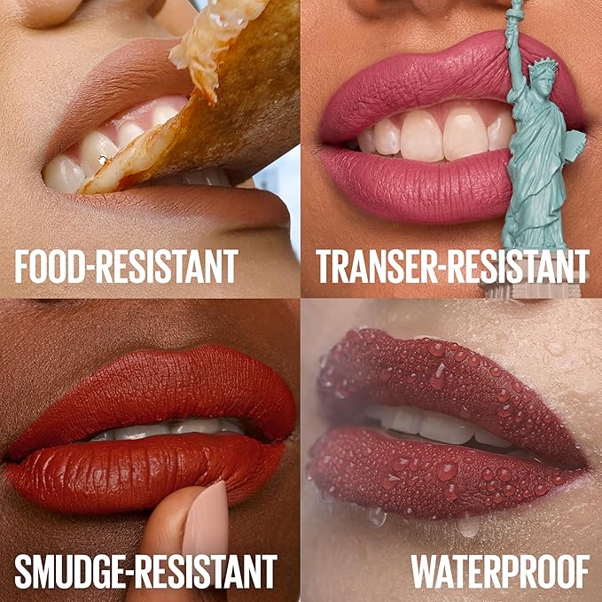 Maybelline Super Stay Matte Ink Liquid Lipstick Makeup, Long Lasting High Impact Color, Up to 16H Wear, Visionary, Taupe Purple, 1 Count, Packaging May Vary
