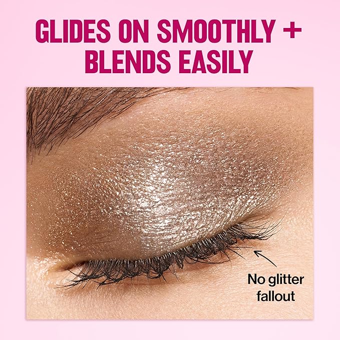 REVLON Glimmer Liquid Shadow, Smudge-Proof Shimmer Eyeshadow Makeup, Long Lasting, High Pigment, 206 UFGlo