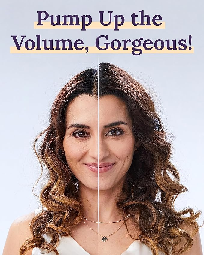 Keranique Volumizing Shampoo and Conditioner Set for Hair Repair and Growth with Biotin and Keratin for Women, Thinning Hair Formula, 8 Fl Oz Each