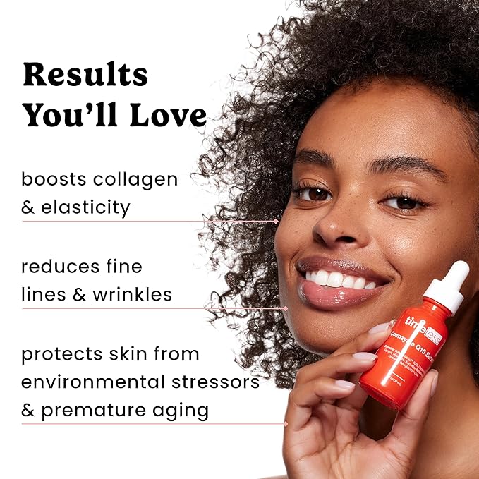 Timeless Skin Care Coenzyme Q10 Serum - Skin Care Serum for Smoothing - Fragrance-Free - Coenzyme Q10 - with Hyaluronic Acid - 4 oz