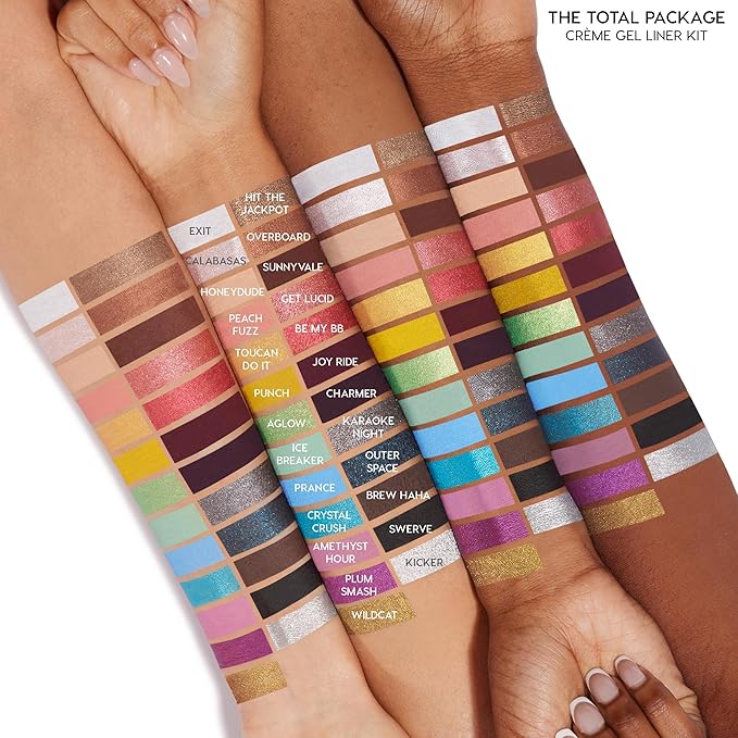 ColourPop BFF Crème Gel Liner - Waterproof Gel Eyeliner Pen with a High-Pigment & Buildable Formula - Colored Eyeliner with 18-Hour Wear - Sunnyvale (0.01 oz)