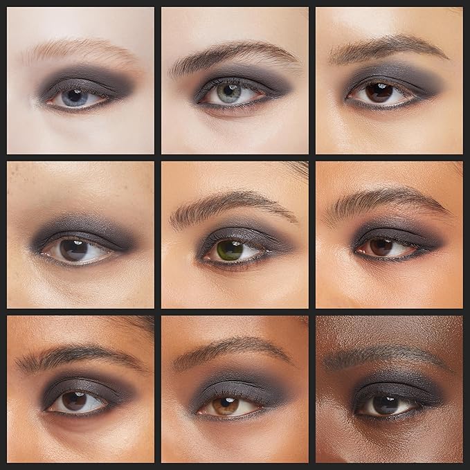 Black Matte Opaque Smokey Eye Onyx Midnight Zero Jet Black Pressed Powder Single Vegan Eyeshadow; Talc, Paraben & Cruelty Free