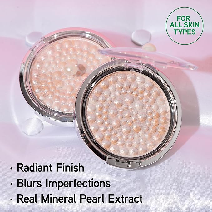 Physicians Formula Powder Palette Mineral Glow Pearls, Hypoallergenic Face Powder, Silky Smooth & Radiant Finish – Light Bronze Pearl