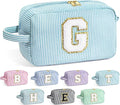YOOLIFE Graduation Gifts for Women Teen Girls - Graduation Gifts for Her, Graduation Party Favor, Personalized Monogram Initial Makeup Bag for Teen Girl Gifts Trendy Stuff, Girls Makeup Bag G