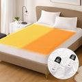 California King Heated Mattress Pad - Degrees of Comfort Electric Bed Warmer with Dual Controllers, 6 Heating Levels, 10-Hour Auto Shut-Off, Breathable Air-Layer, 72" x84
